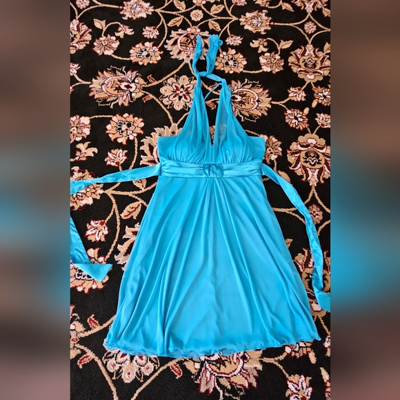 BLUE DRESS - Picture 1 of 2